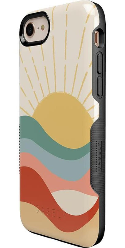 Here Comes the Sun | Colorblock Sunset Case iPhone Case get.casely