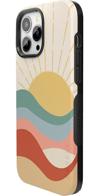 Here Comes the Sun | Colorblock Sunset Case iPhone Case get.casely