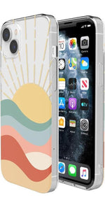 Here Comes the Sun | Colorblock Sunset Case iPhone Case get.casely