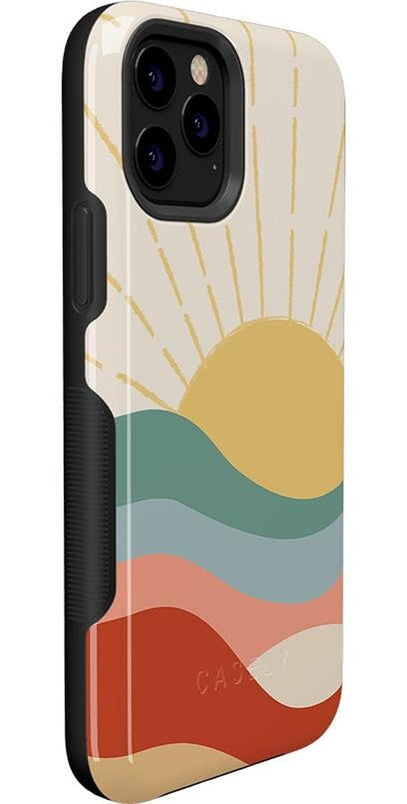 Here Comes the Sun | Colorblock Sunset Case iPhone Case get.casely