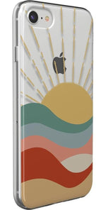 Here Comes the Sun | Colorblock Sunset Case iPhone Case get.casely