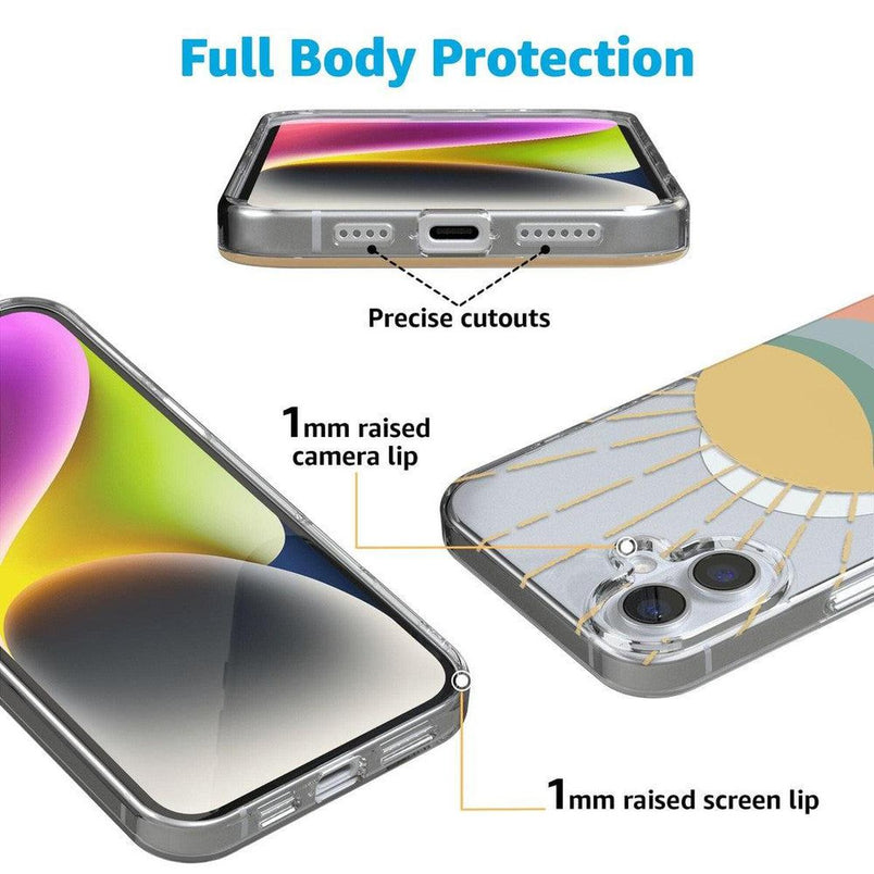 Here Comes the Sun | Colorblock Sunset Case iPhone Case get.casely 