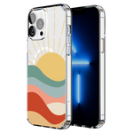 Here Comes the Sun | Colorblock Sunset Case iPhone Case get.casely 