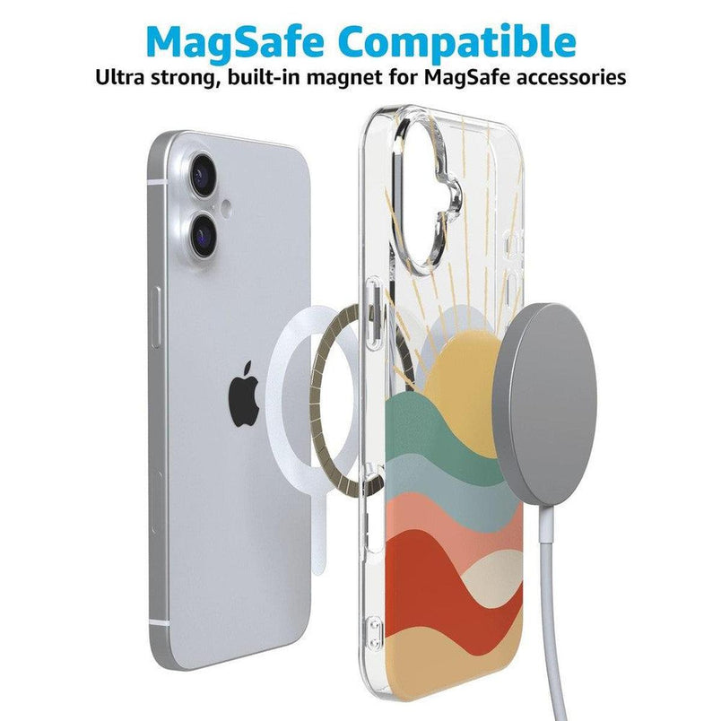 Here Comes the Sun | Colorblock Sunset Case iPhone Case get.casely 