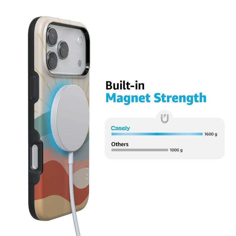 Here Comes the Sun | Colorblock Sunset Case iPhone Case get.casely 