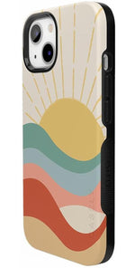 Here Comes the Sun | Colorblock Sunset Case iPhone Case get.casely
