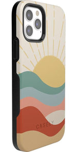 Here Comes the Sun | Colorblock Sunset Case iPhone Case get.casely