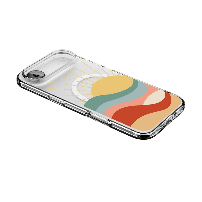 Here Comes the Sun | Colorblock Sunset Case iPhone Case get.casely 