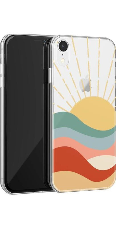 Here Comes the Sun | Colorblock Sunset Case iPhone Case get.casely