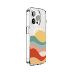 Here Comes the Sun | Colorblock Sunset Case iPhone Case get.casely 
