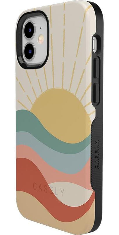Here Comes the Sun | Colorblock Sunset Case iPhone Case get.casely