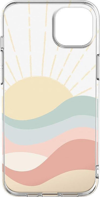 Here Comes the Sun | Colorblock Sunset Case iPhone Case get.casely