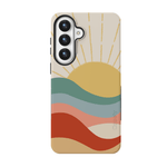 Here Comes the Sun | Colorblock Sunset Samsung Case Samsung Case get.casely 