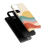 Here Comes the Sun | Colorblock Sunset Samsung Case Samsung Case Casetry 