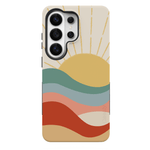 Here Comes the Sun | Colorblock Sunset Samsung Case Samsung Case get.casely 