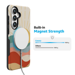 Here Comes the Sun | Colorblock Sunset Samsung Case Samsung Case get.casely 