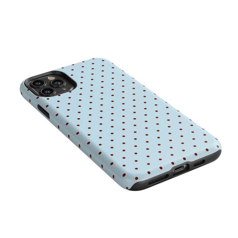 On the Dot | Blue Polka Dot Case