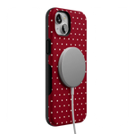 On the Dot | Maroon Polka Dot Case