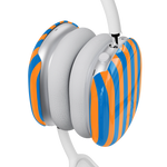 Go New York | Blue & Orange Stripes AirPods Max Case