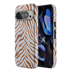 Untamed | Brown & Blue Zebra Case