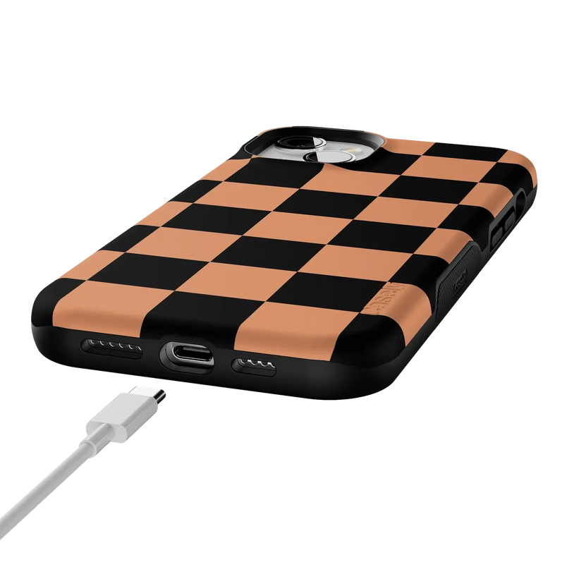 Fit Check | Black & Brown Checkerboard Case