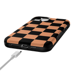 Fit Check | Black & Brown Checkerboard Case