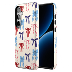 American Girlie | Red White & Blue Bows Case