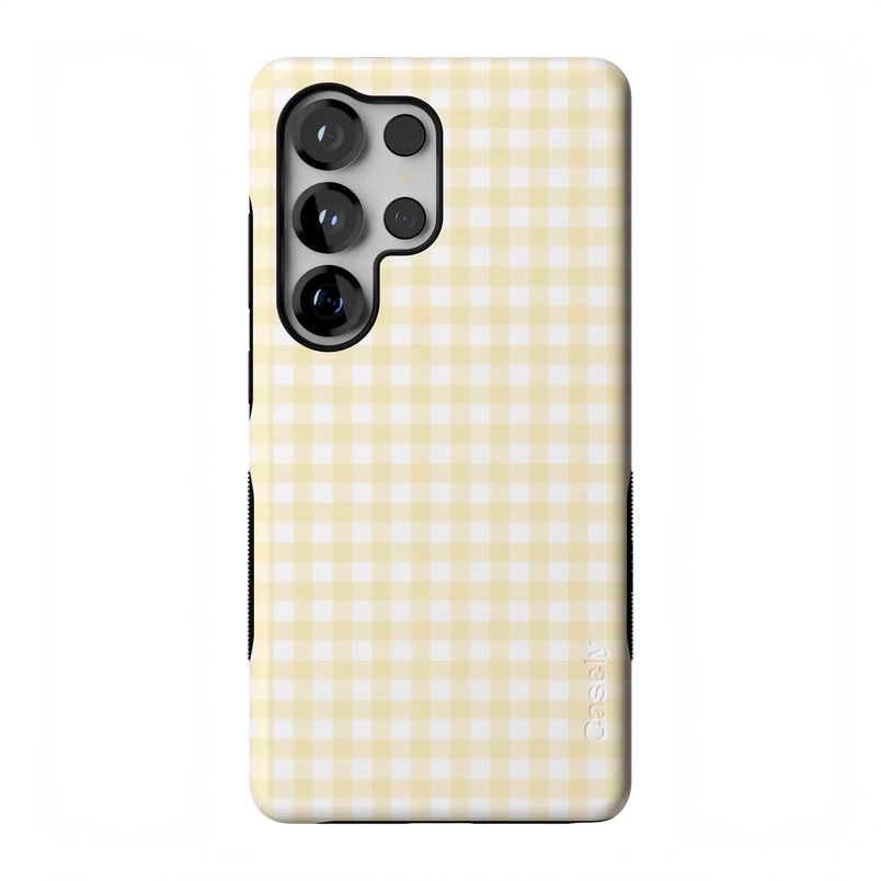 Pastel Picnic | Yellow Gingham Case
