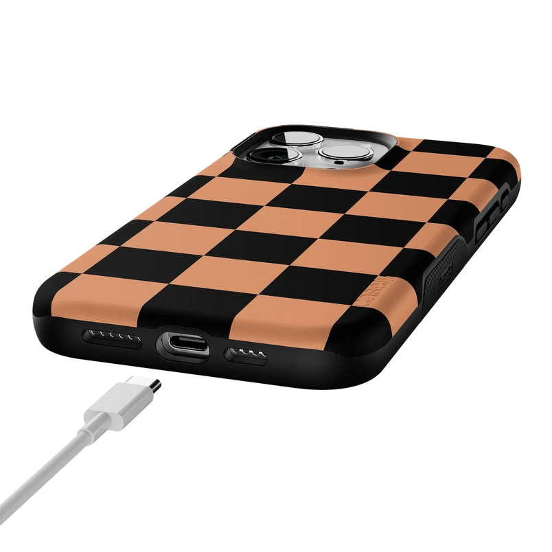 Fit Check | Black & Brown Checkerboard Case