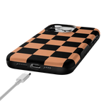 Fit Check | Black & Brown Checkerboard Case