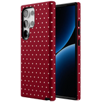 On the Dot | Maroon Polka Dot Case