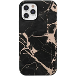 Hidden Gem | Rose Gold and Black Marble Case iPhone Case get.casely Bold iPhone 12 Pro Max 