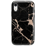 Hidden Gem | Rose Gold and Black Marble Case iPhone Case get.casely Bold iPhone XR 