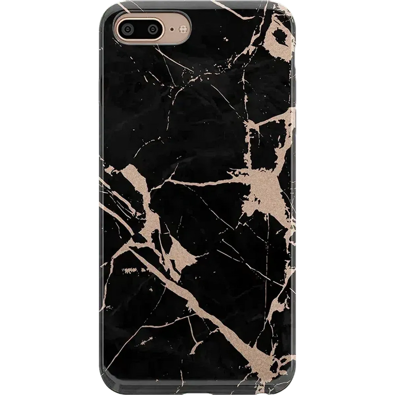 Hidden Gem | Rose Gold and Black Marble Case iPhone Case get.casely Classic iPhone 6/7/8 Plus 