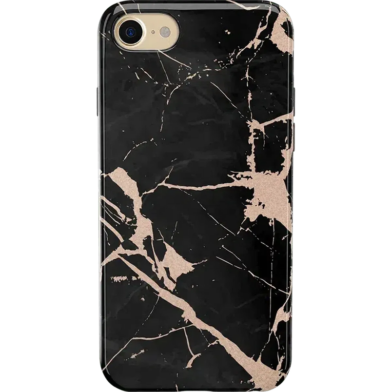 Hidden Gem | Rose Gold and Black Marble Case iPhone Case get.casely Classic iPhone 6/7/8 