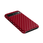 On the Dot | Maroon Polka Dot Case