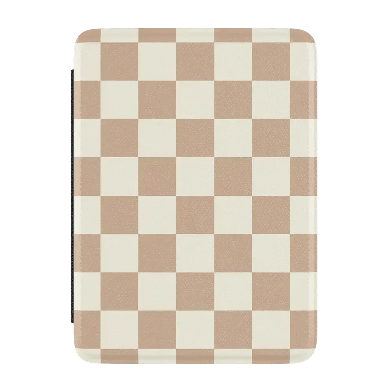 Fit Check | Neutral Checkerboard Kindle Case | Casely