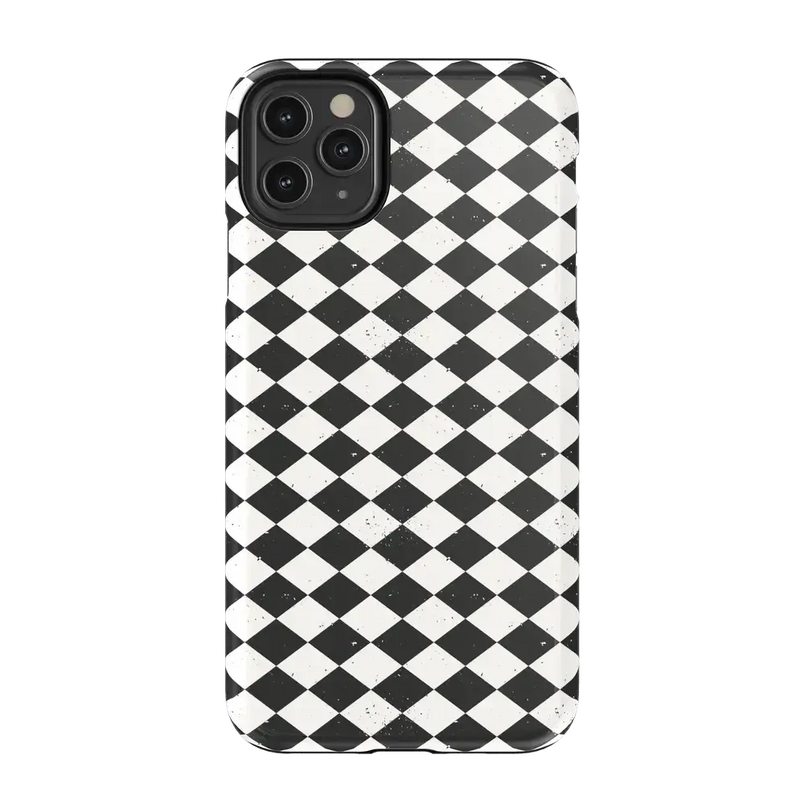 Salem's Hex | Black & White Checkered Case
