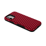 On the Dot | Maroon Polka Dot Case