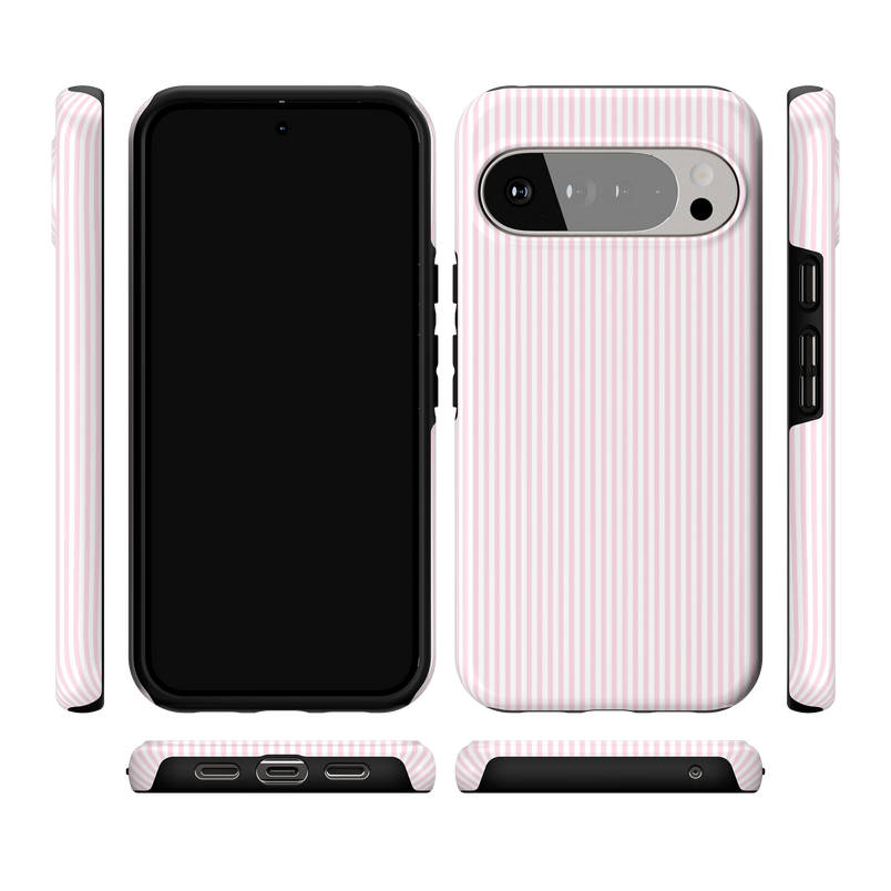 Stripes and the City | Light Pink Pinstripe Case