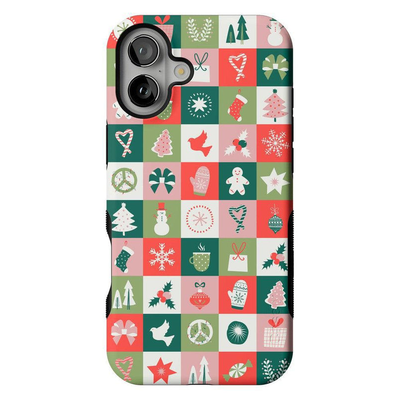 Holiday Square | Countdown to Christmas Case Phone Case Casetry Bold + MagSafe® iPhone 16 Plus