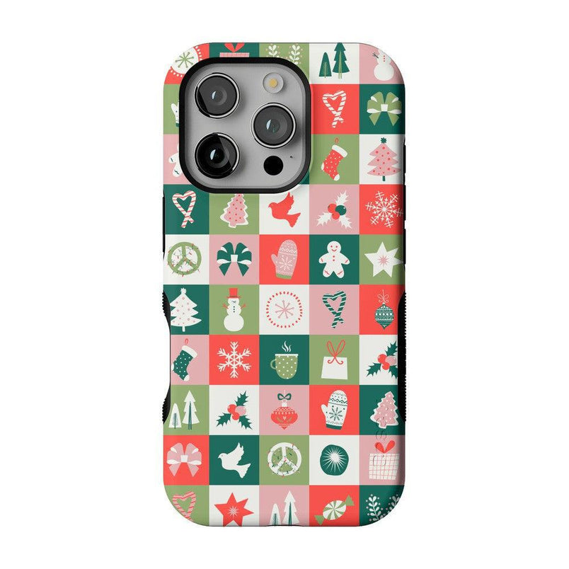 Holiday Square | Countdown to Christmas Case Phone Case Casetry Bold + MagSafe® iPhone 16 Pro