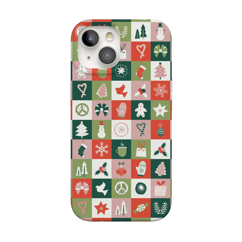 Holiday Square | Countdown to Christmas Case Phone Case Casetry Classic + MagSafe® iPhone 15 