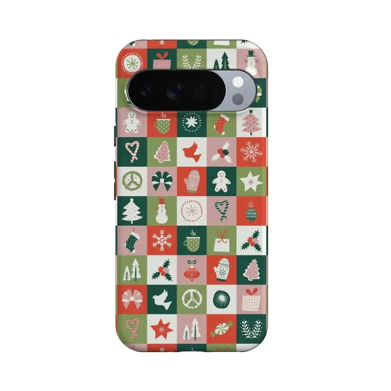 Holiday Square | Countdown to Christmas Case Phone Case Casetry Essential + MagSafe® Google Pixel 10 Pro XL 