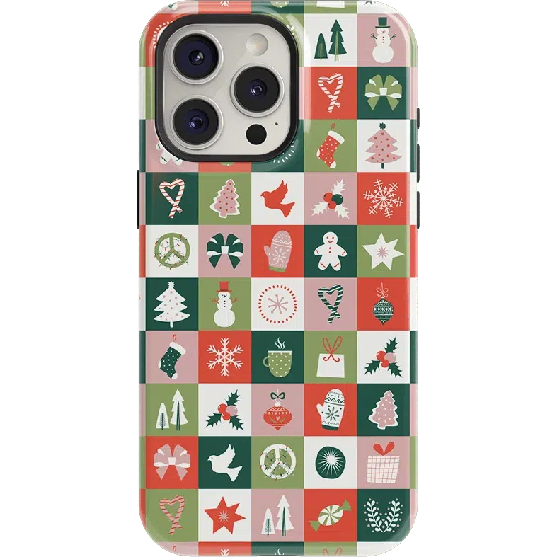 Holiday Square | Countdown to Christmas Case Phone Case Casetry Essential + MagSafe® iPhone 15 Pro Max