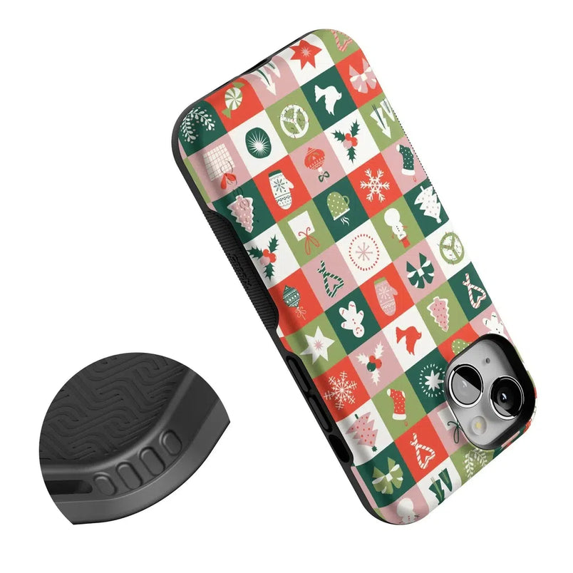 Holiday Square | Countdown to Christmas Case Phone Case Casetry 