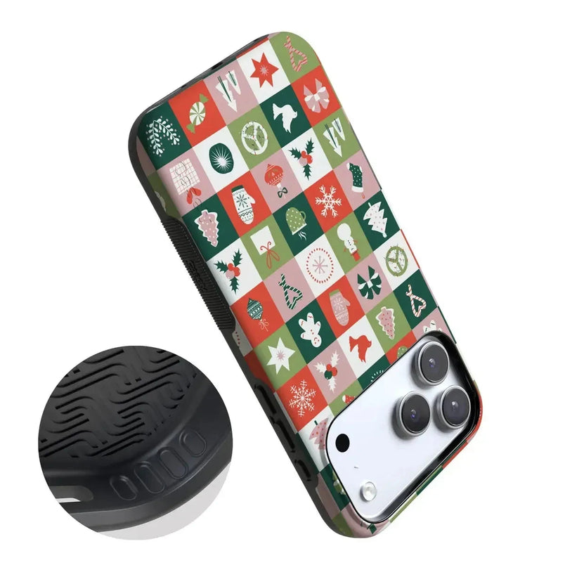 Holiday Square | Countdown to Christmas Case Phone Case Casetry 