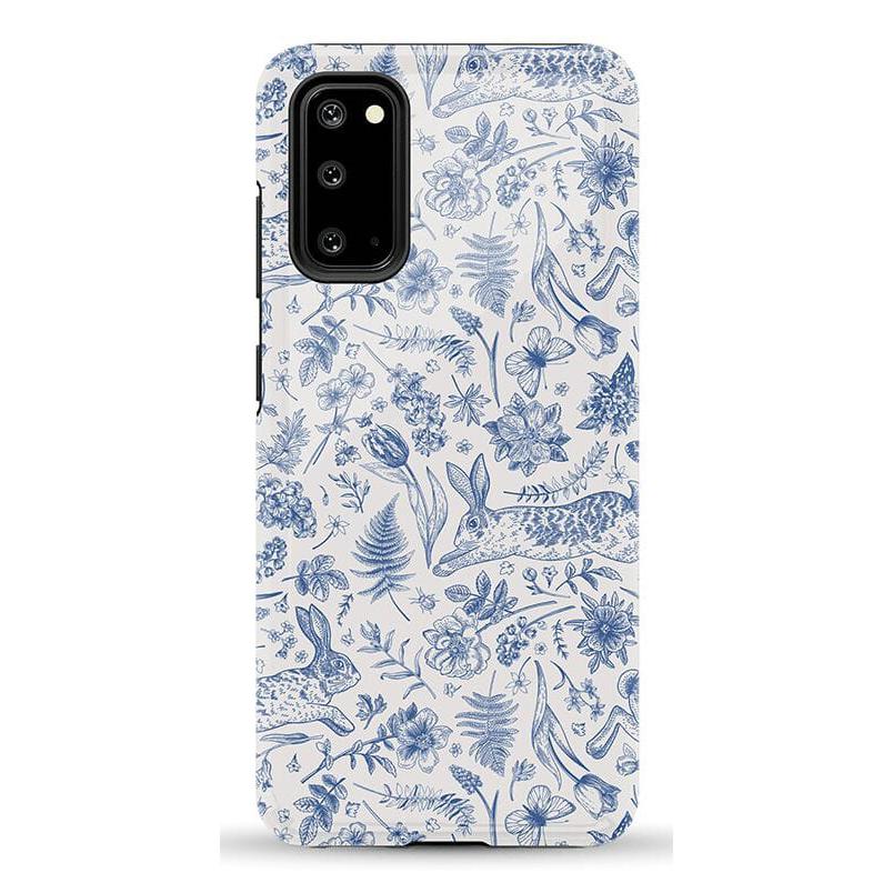 Hop & Bloom | Bunny Toile Case Phone Case Casetry Essential Galaxy S20