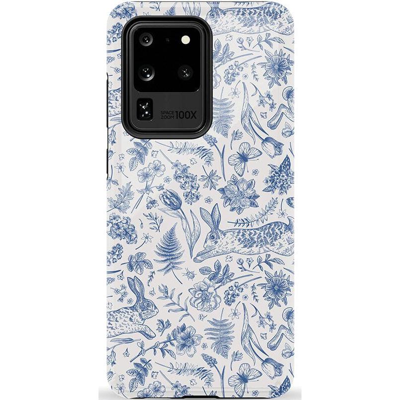 Hop & Bloom | Bunny Toile Case Phone Case Casetry Essential Galaxy S20 Ultra