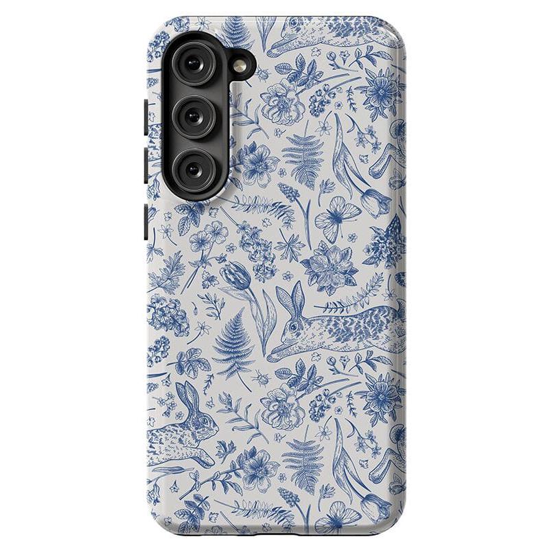 Hop & Bloom | Bunny Toile Case Phone Case Casetry Essential Galaxy S23 Plus